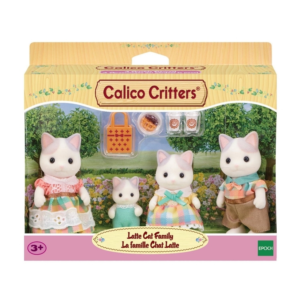 Calico Critters Latte Cat Family Playset